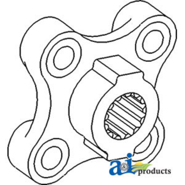 A & I Products Coupling, Coupler Pump Drive 3.7" x3.9" x2.3" A-D140524